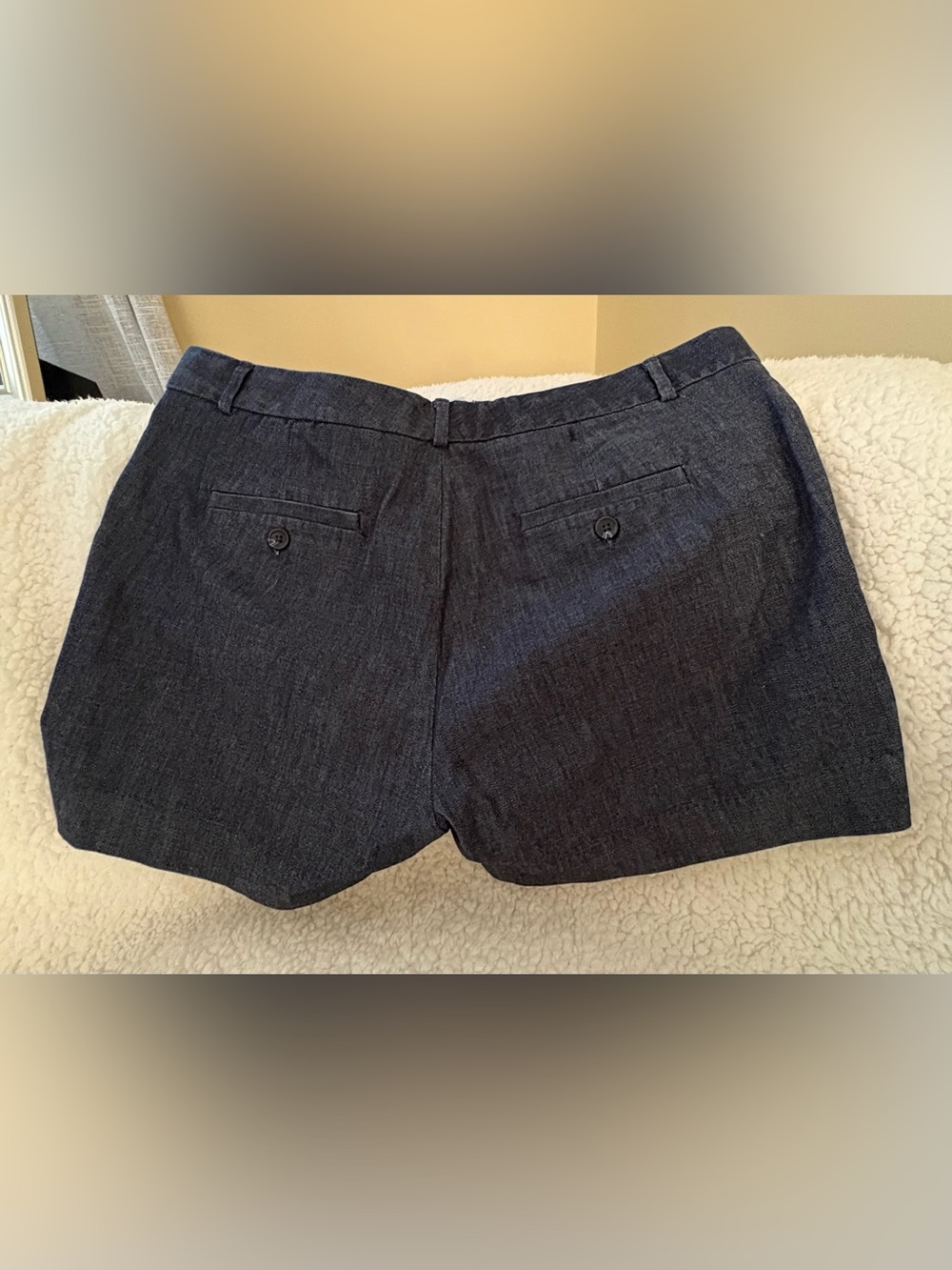 Banana Republic Navy Denim Hampton Shorts 12P